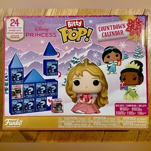 New Funko Disney Princess Bitty Pop! Countdown Calendar Advent figures castle